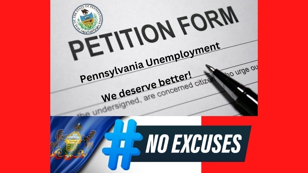 Petition · We demand that Pennsylvania Unemployment handle claims in a
