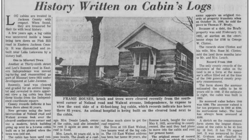 Petition Update Pioneer Spring Log Cabin Change Org
