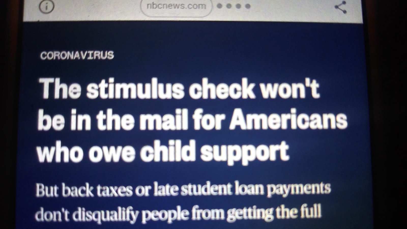 Petition · Those who owe back child support need help too during