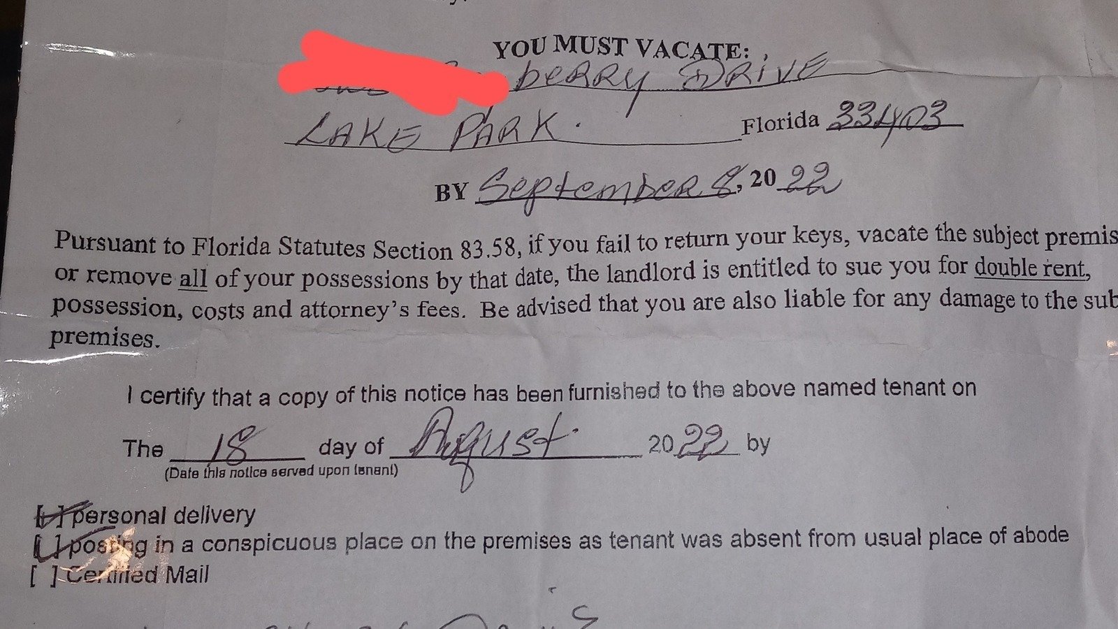 petition-end-14-day-notice-to-vacate-on-month-to-month-leases