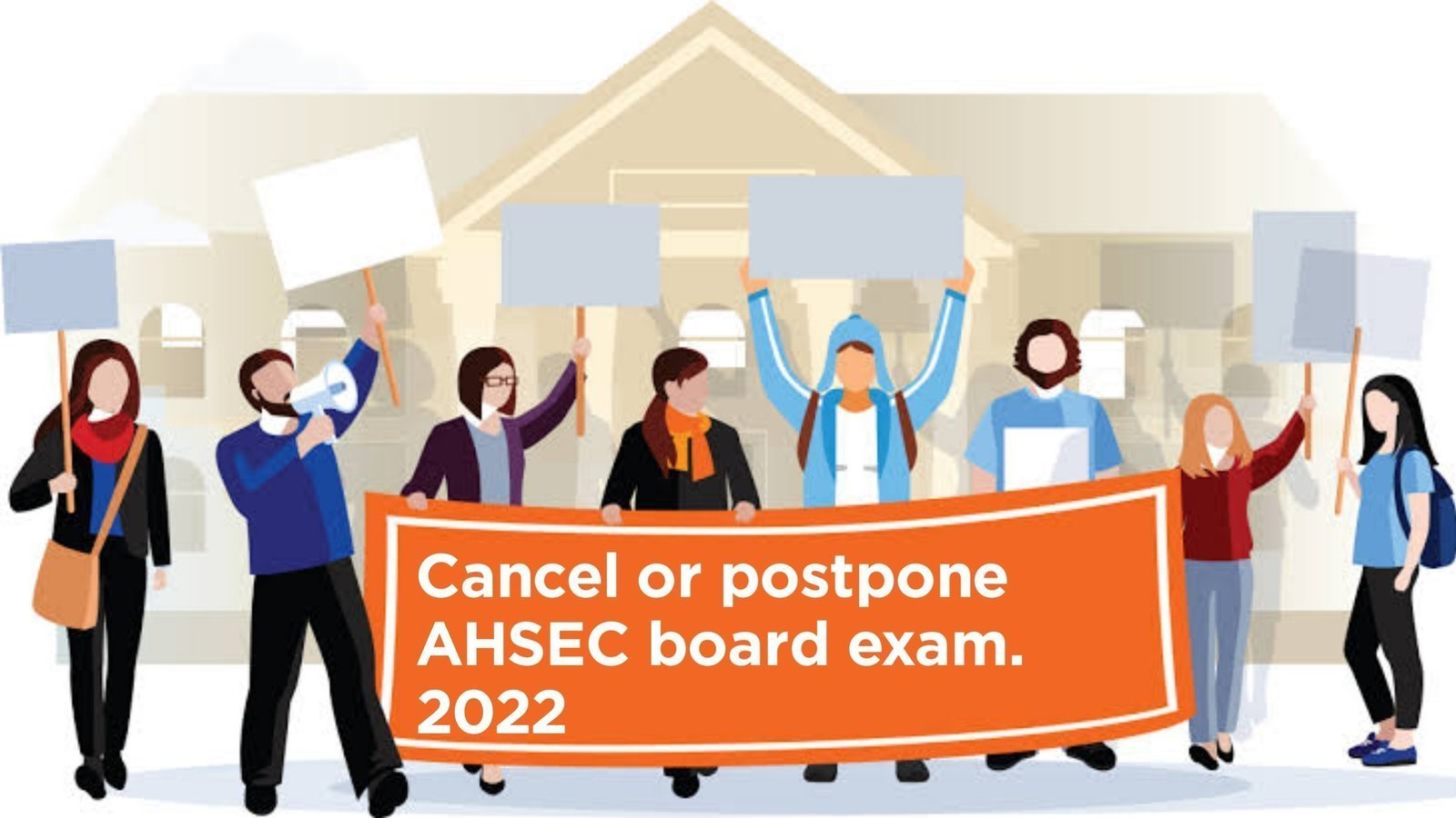 Petition · Cancel or postpone AHSEC board exam 2022 ·