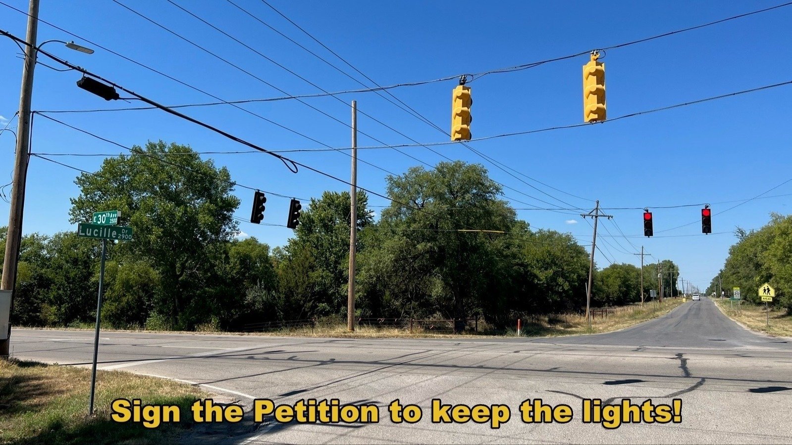 Petition · Keep Our Kids Safe and Leave the Traffic Lights at 30th and