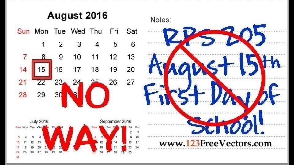 Petition RPS Proposed Calendar Change Petition RPS Proposed Calendar Change