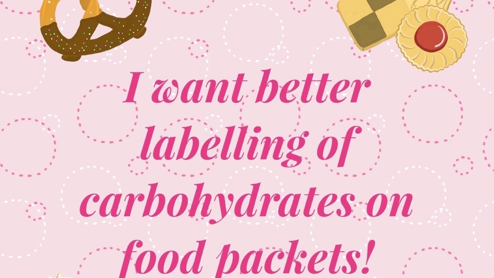 Petition · Improve carbohydrate labelling on food packaging for type 1