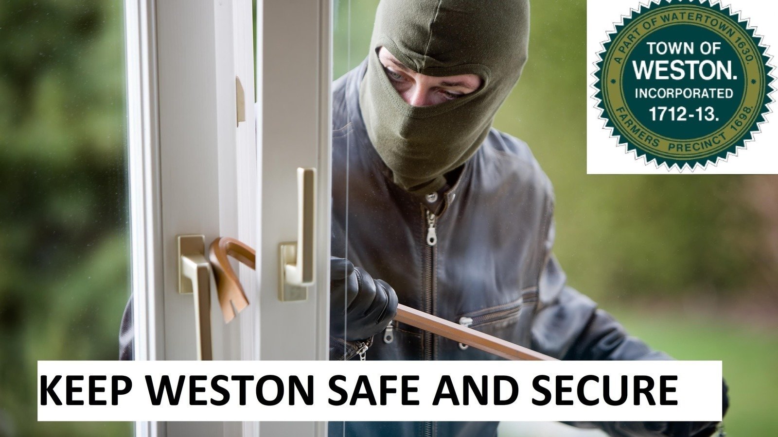 Petition · Keep Weston, MA Safe and Secure. Stop the ever increasing