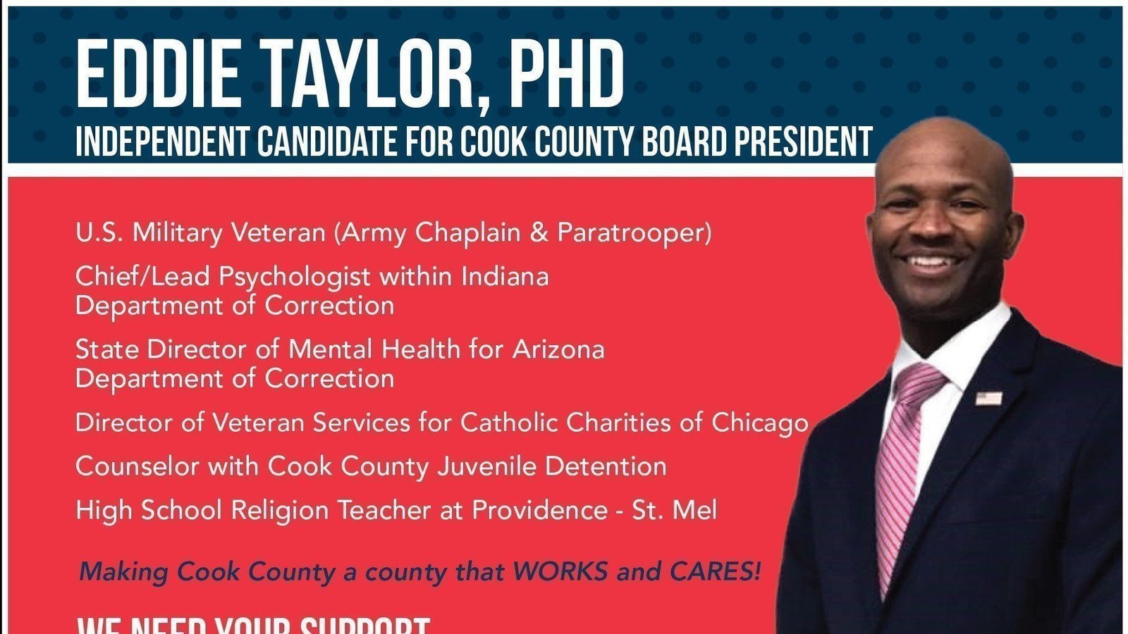 Petition · Running for Cook County Board President as an Independent