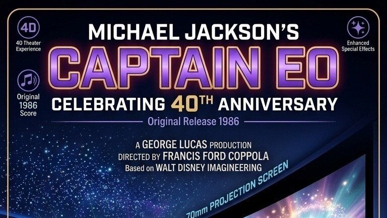 Petition update · Disneyland Michael Jackson Captain EO 40th