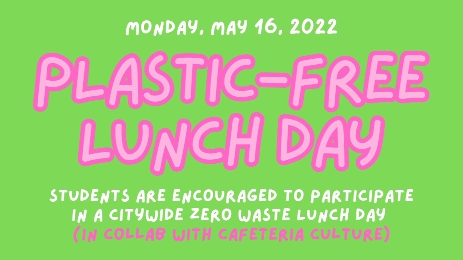 Petition · Plastic Free Lunch In NYC Schools! ·