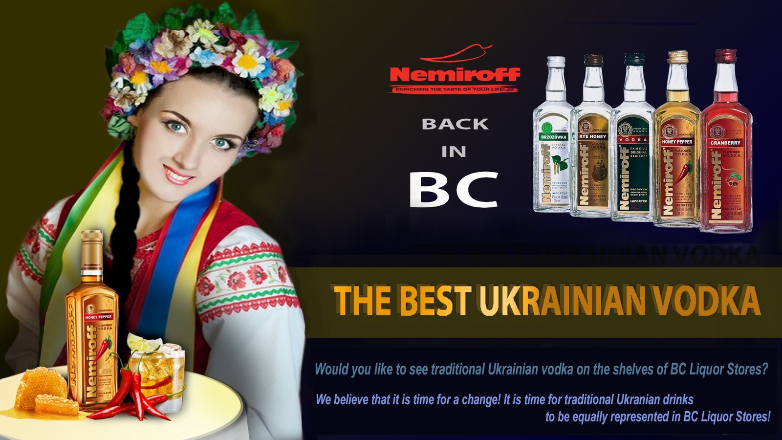 Petition · Sell Nemiroff vodka in BC Liquor Stores! - Canada · Change.org