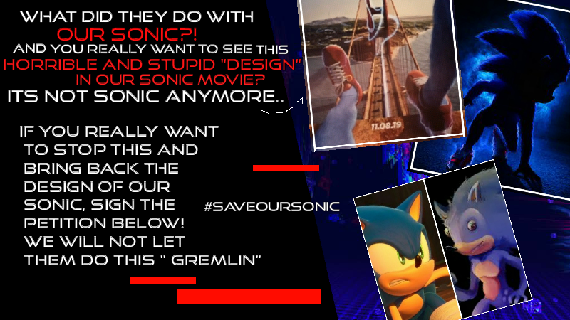 Петиция · Stop this "new Sonic design" in sonic 2019 movie! - Россия ...