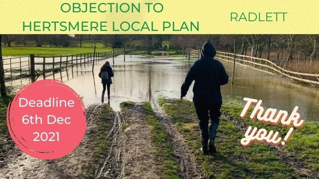 Petition · OBJECTION to Hertsmere Local Plan Radlett United Kingdom