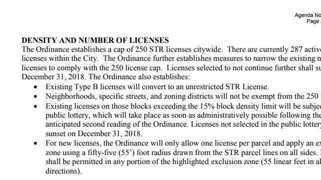 Petition update · STR Ordinance on This Week's City Council Agenda ...