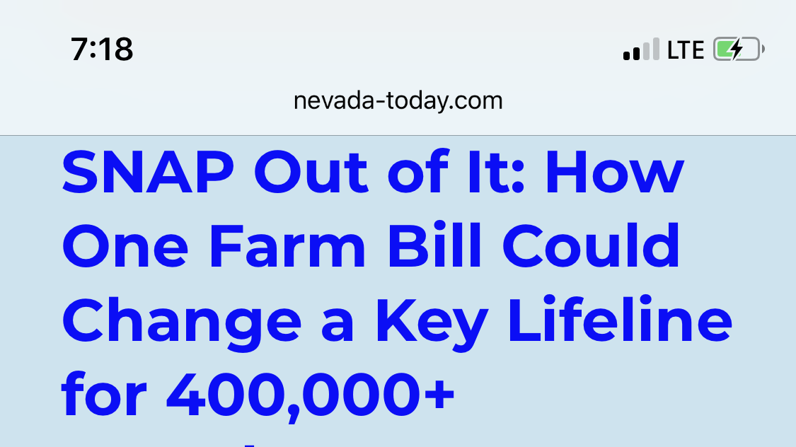 Petition update · More Information on SNAP in Nevada · Change.org ...