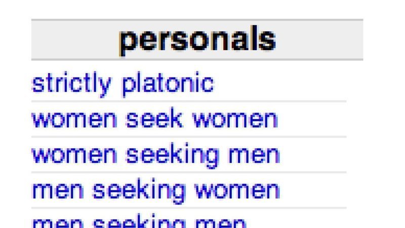 Petition Bring Back Craigslist Personals And Regulate Classified