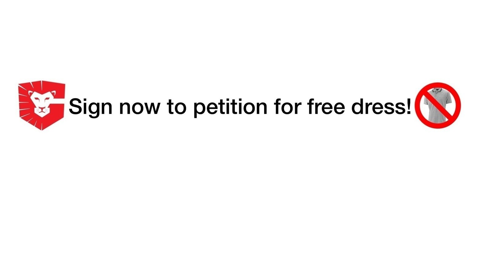 Petition Free Dress In Greenville ISD Of Texas Change