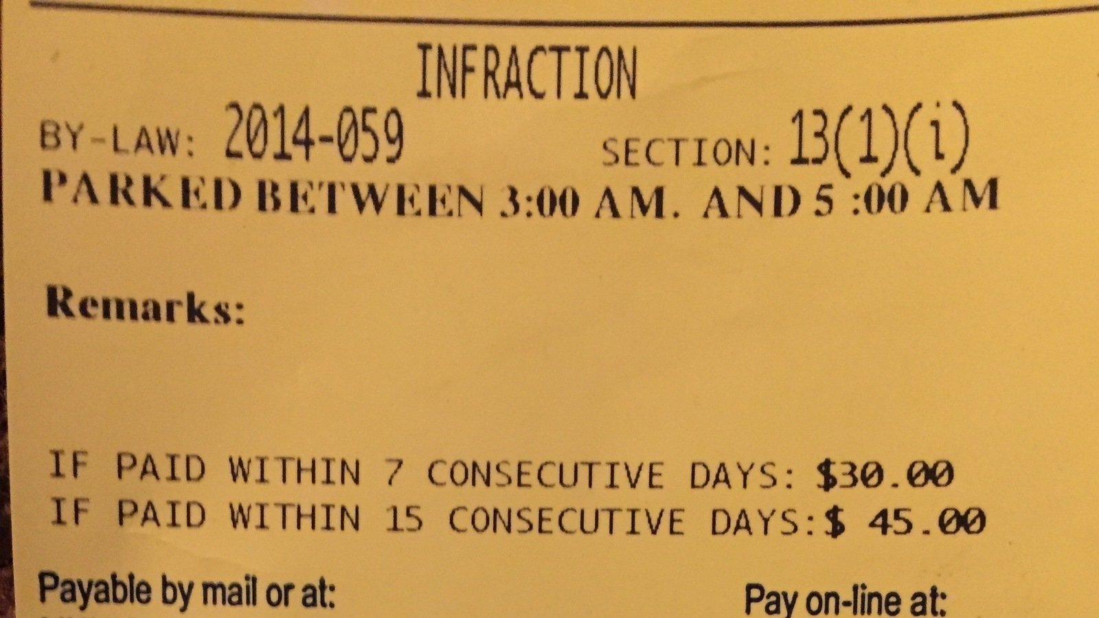 Petition · Stop unnecessary parking tickets in clarington Canada