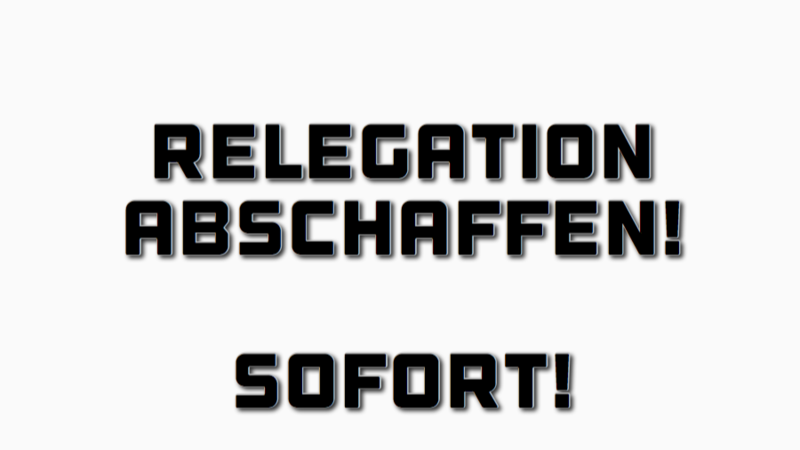 Relegation Abschaffen Relegation Abschaffen