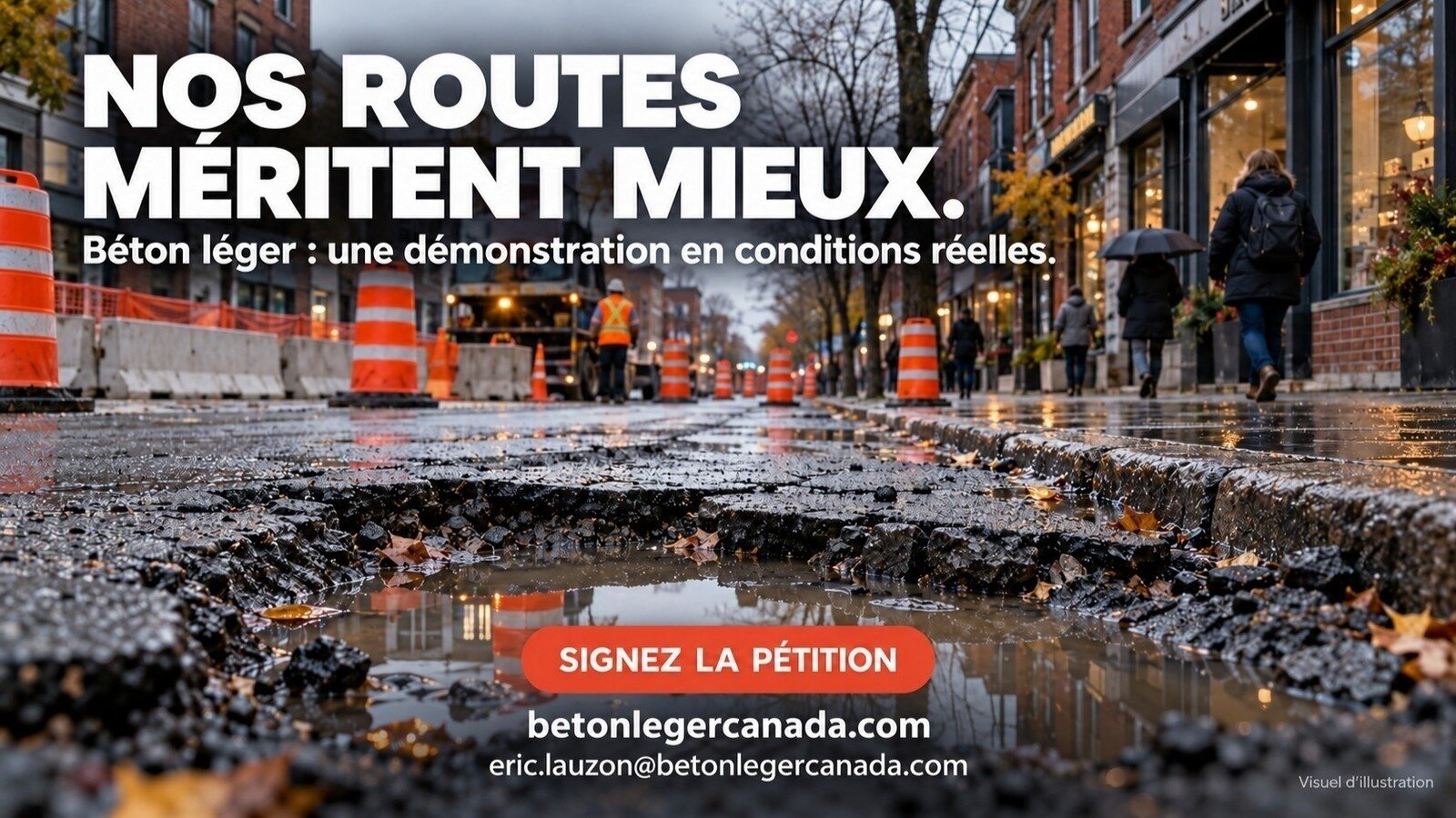 Petition · Routes du Québec : mettons enfin le béton léger à l’épreuve ...