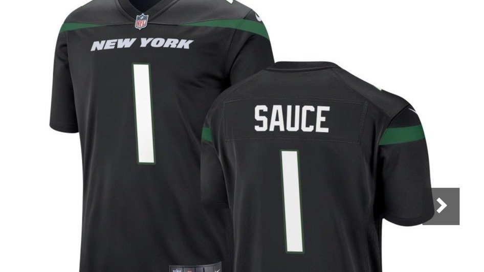 Petition · Release a 1 "Sauce" Jersey in the Jets Shop in all three