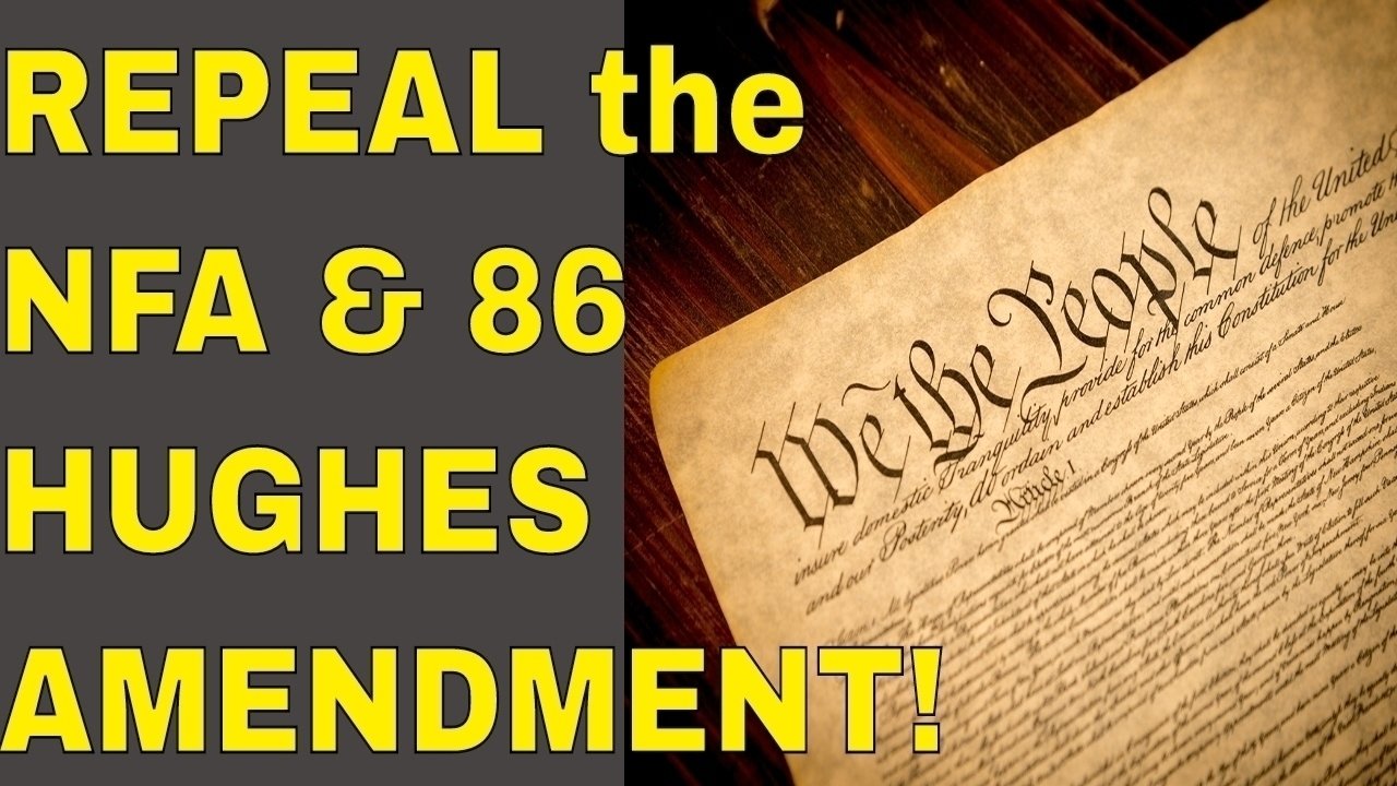 Petition · Repeal the NFA and 1986 Hughes Amendment ·