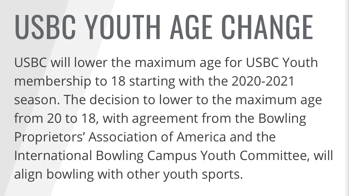 Petition · Get the USBC to overturn their new youth age maximum rule