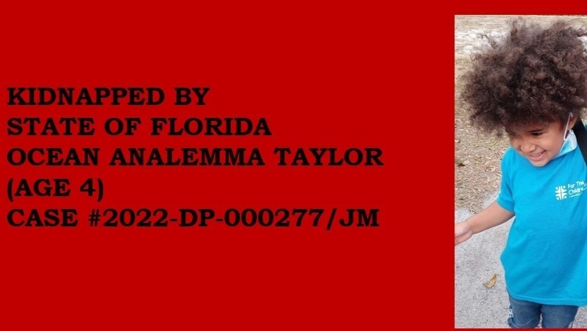 Petition · Kidnapped 4 year old Ocean Taylor in Florida needs rescue