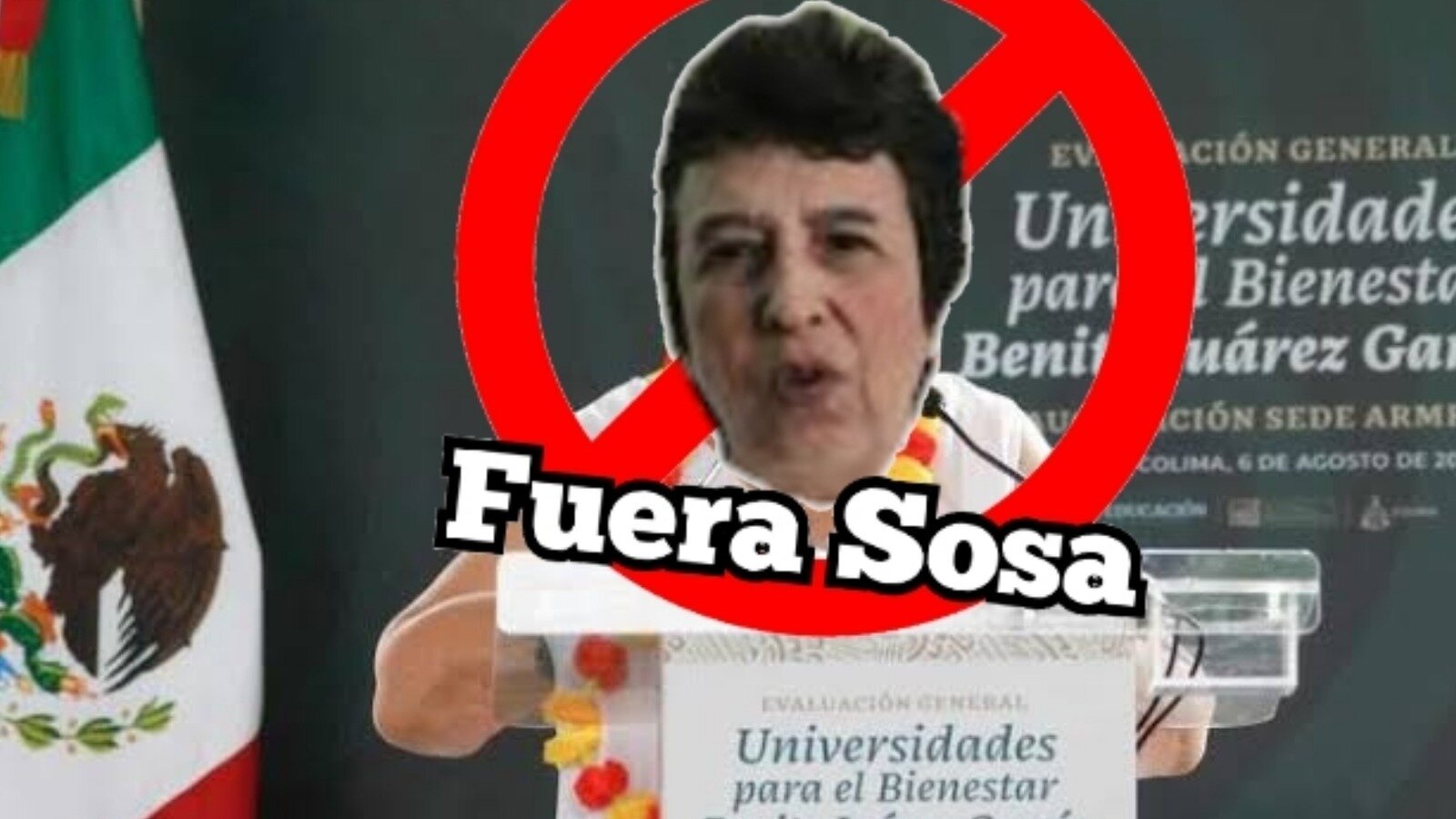 Petición · Fuera Raquel Sosa de la UBBJG. México ·