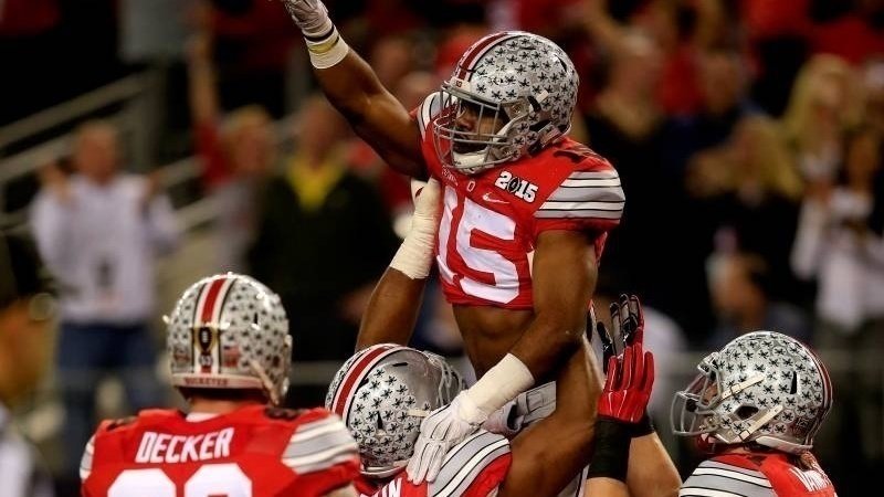 ohio state jersey grey