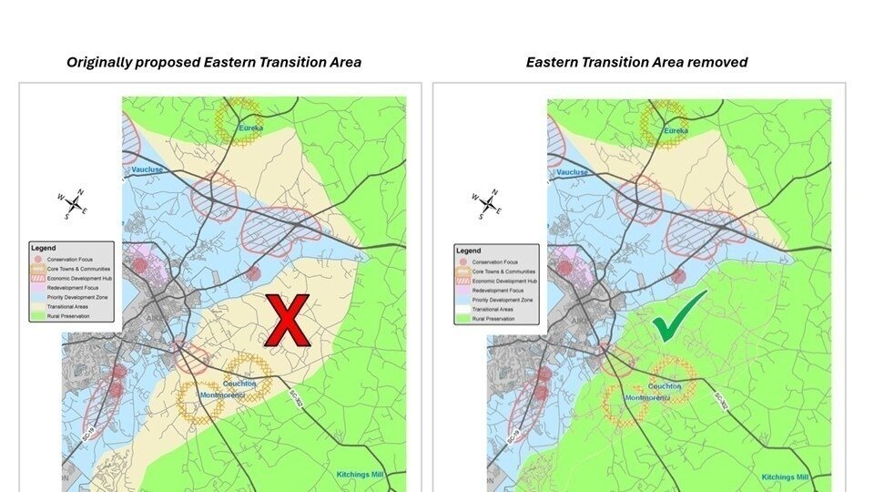 Transitional Area Petition · ELIMINATE EASTERN TRANSITIONAL AREA in AIKEN COUNTY’S DRAFT ...