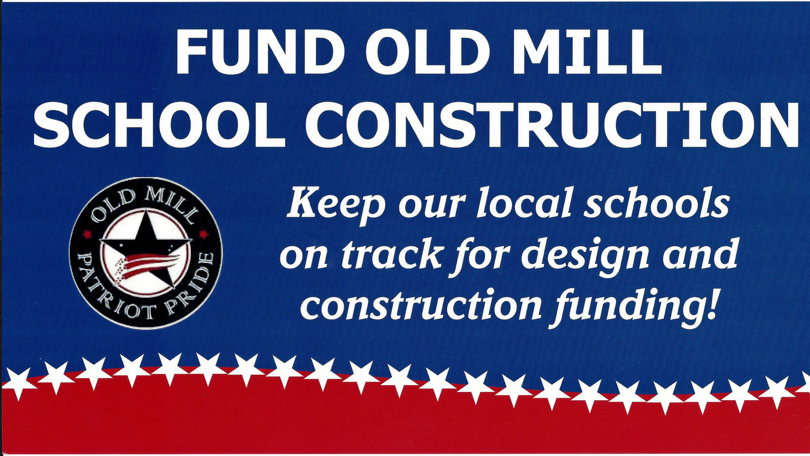 Petition · Fund Old Mill School Construction Millersville, United