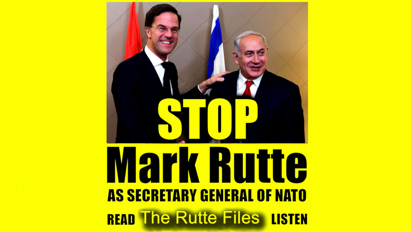 Mark Ruttte Petition · STOP Mark Rutte as Secretary General of NATO - Netherlands ...