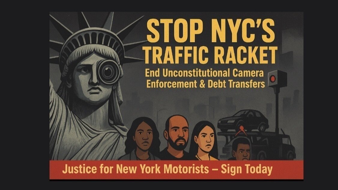 Petition · Stop NYC’s Traffic Racket - New York, United States · Change.org