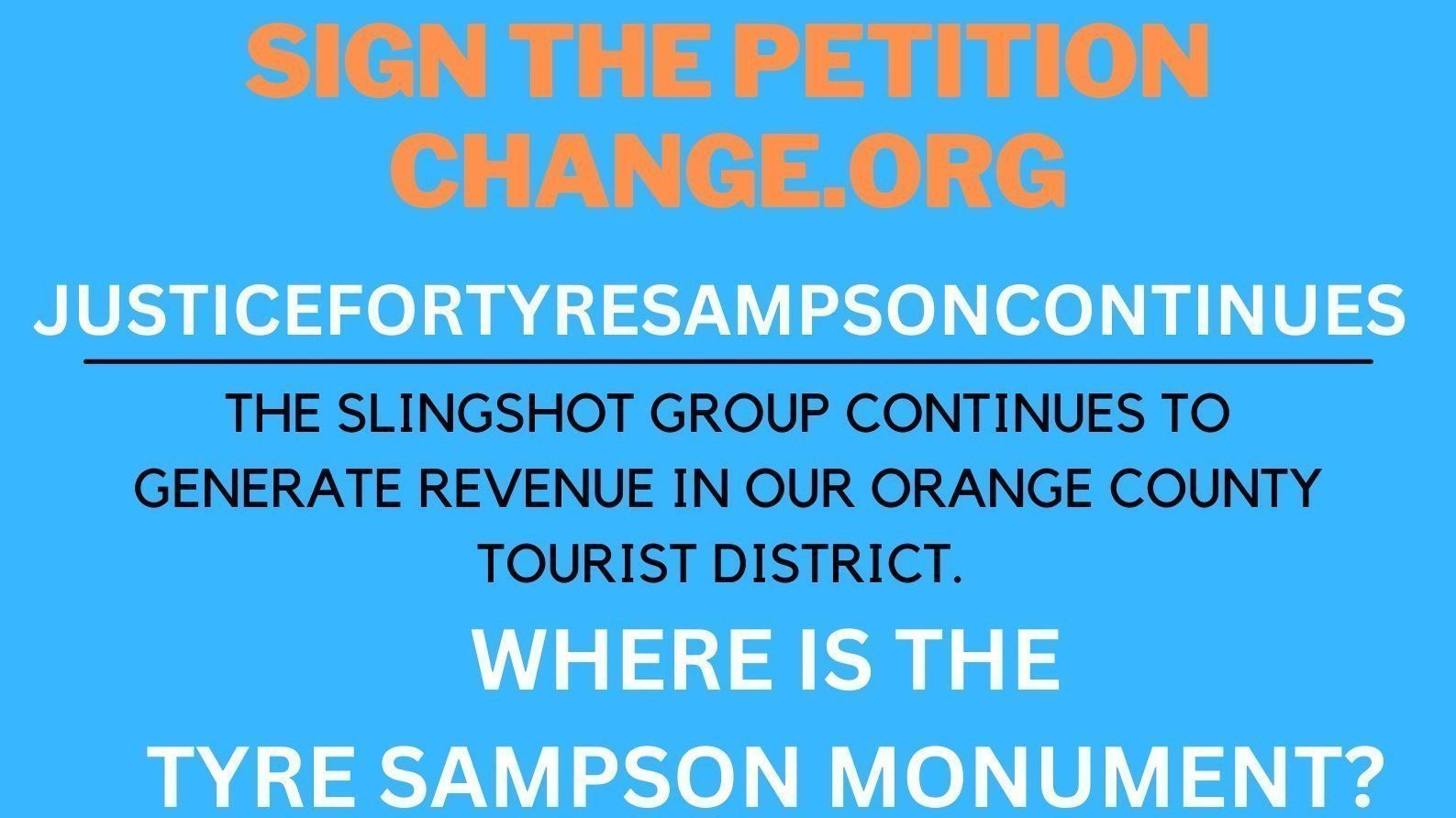Petition · Justice For Tyre Sampson Continues - United States · Change.org
