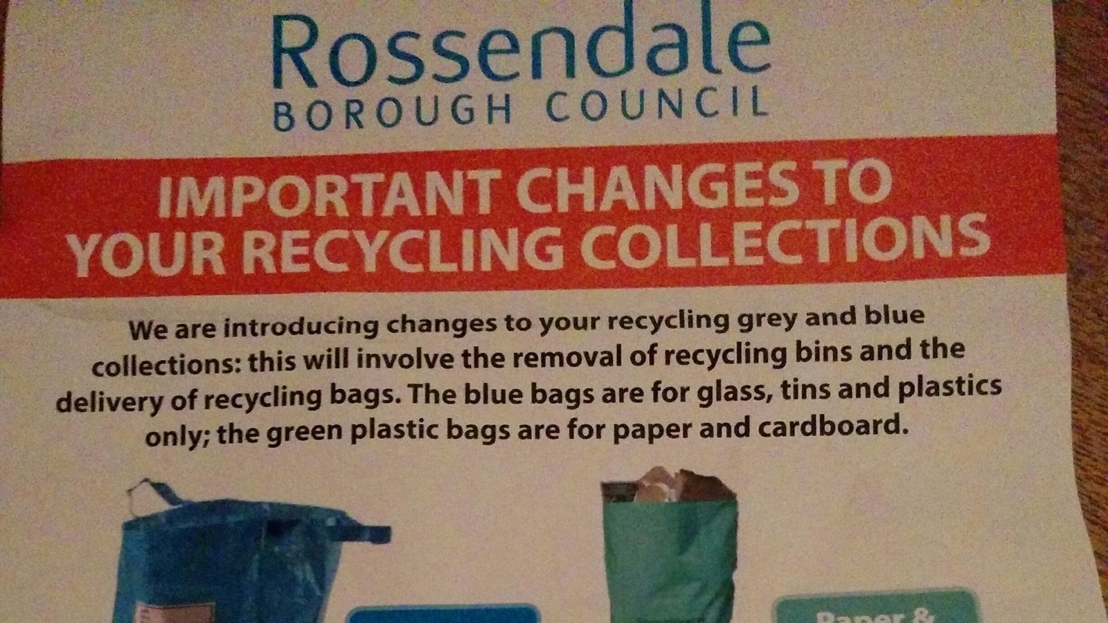 Petition · Petition against Rossendale Council's Recycling Changes