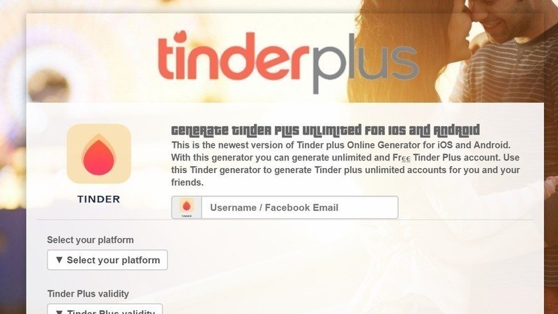 pétition tinder plus generator tinder plus hack gratuit free