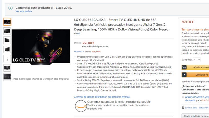 con que compañia envia amazon