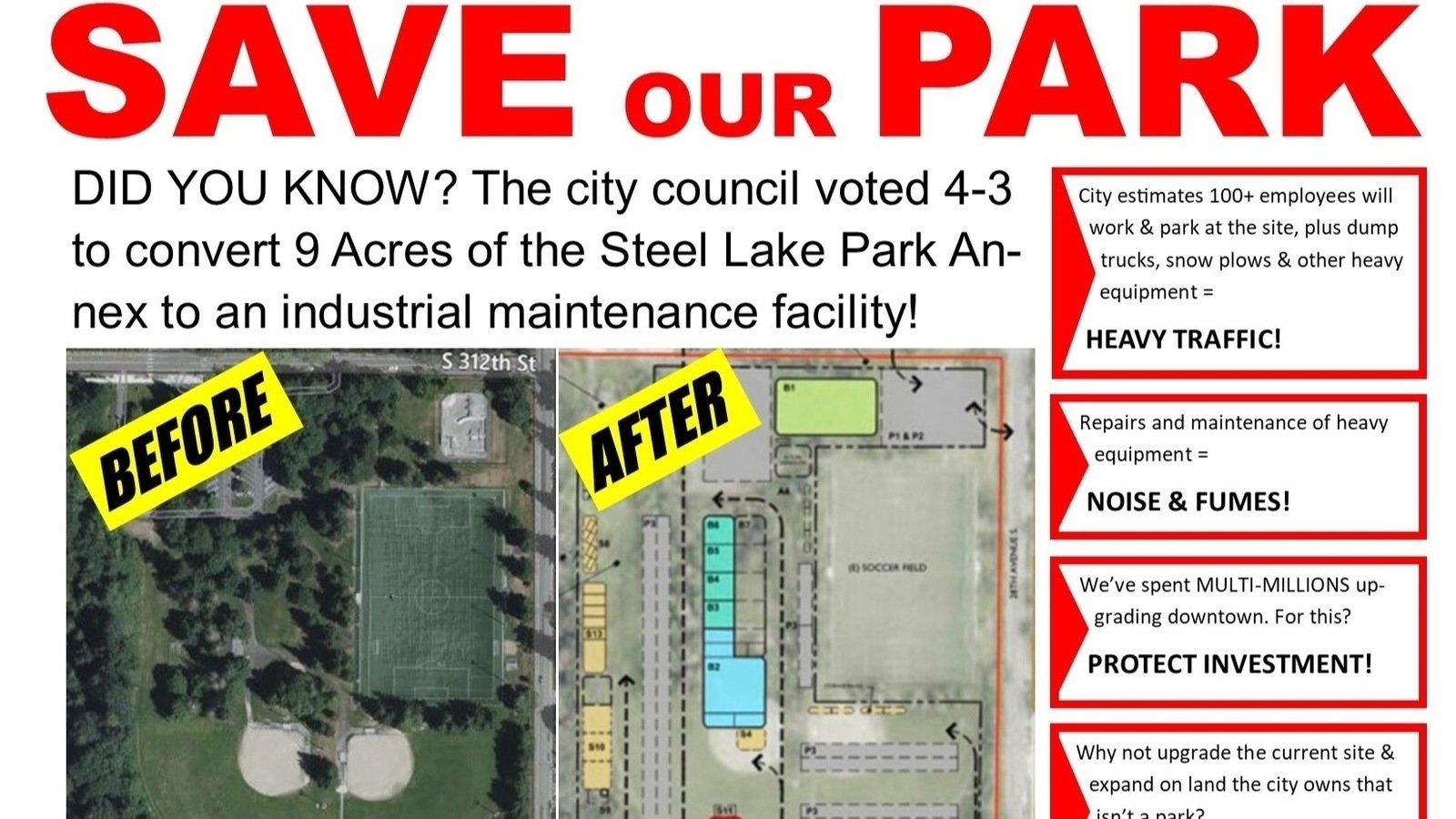 Petition · Save Steel Lake Park Annex! United States ·