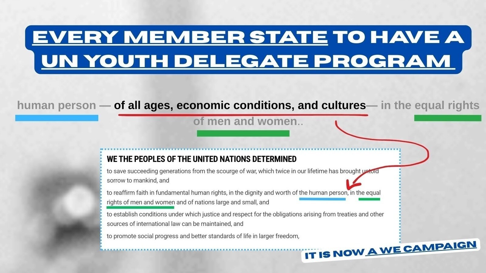 Petition · Every Member State to have a UN Youth Delegate Program ...
