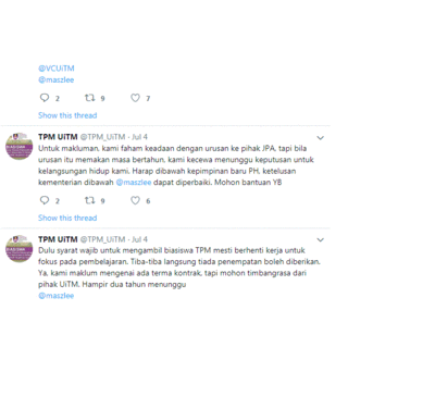 tenaga pengajar muda uitm - Donna Hill