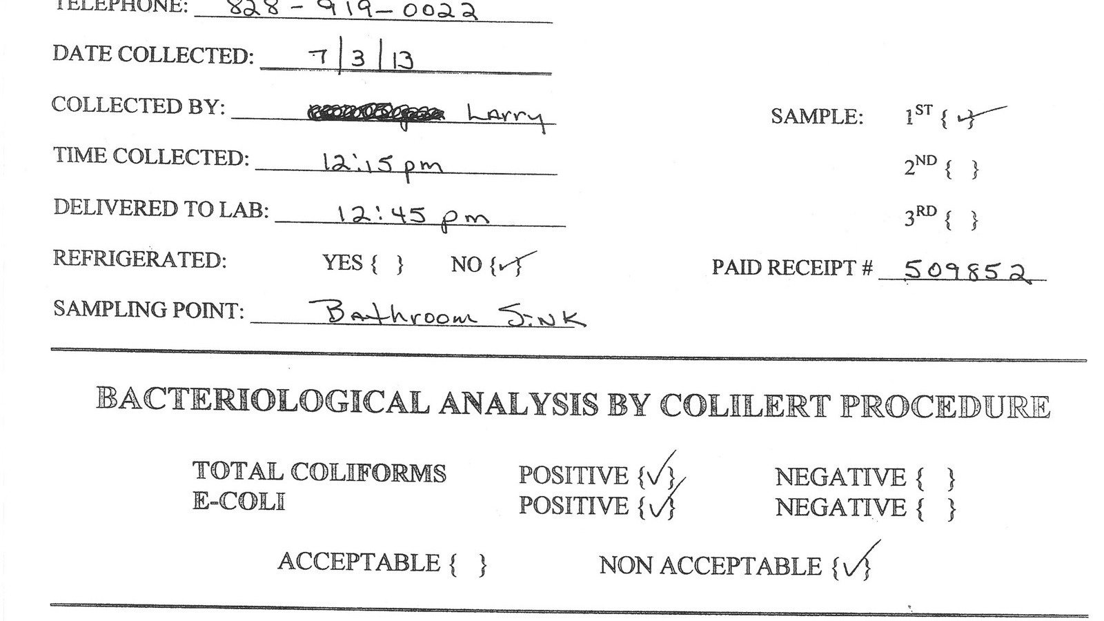 Petition · FOREST CITY WATER, RUTHERFORD COUNTY HEALTH DEPARTMENT Bring city water to the