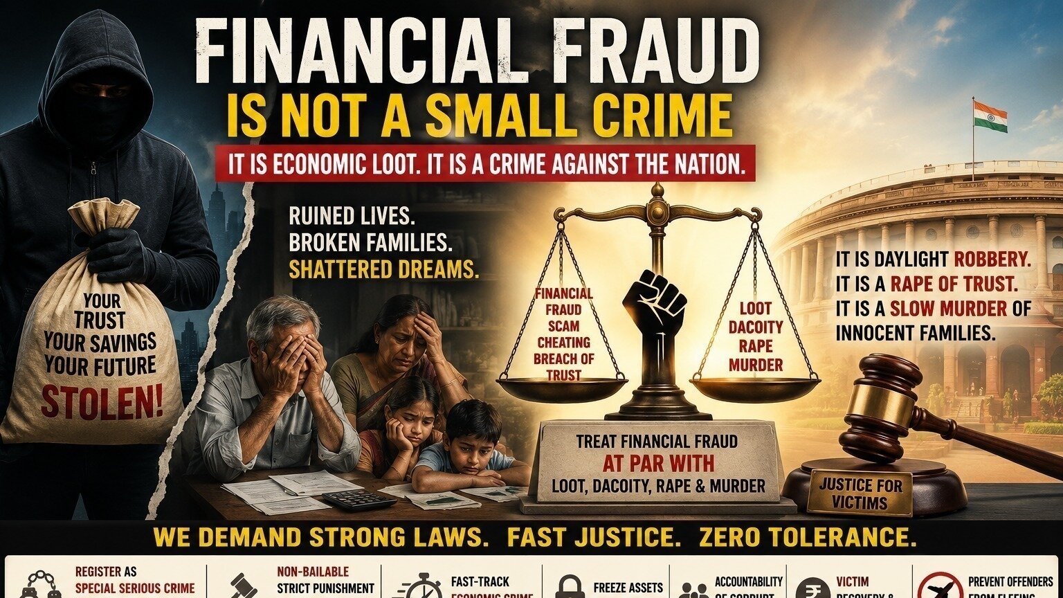 Stringent Rules Petition · Introduce Stringent Laws Against Cheating,Fraud, Breach of ...
