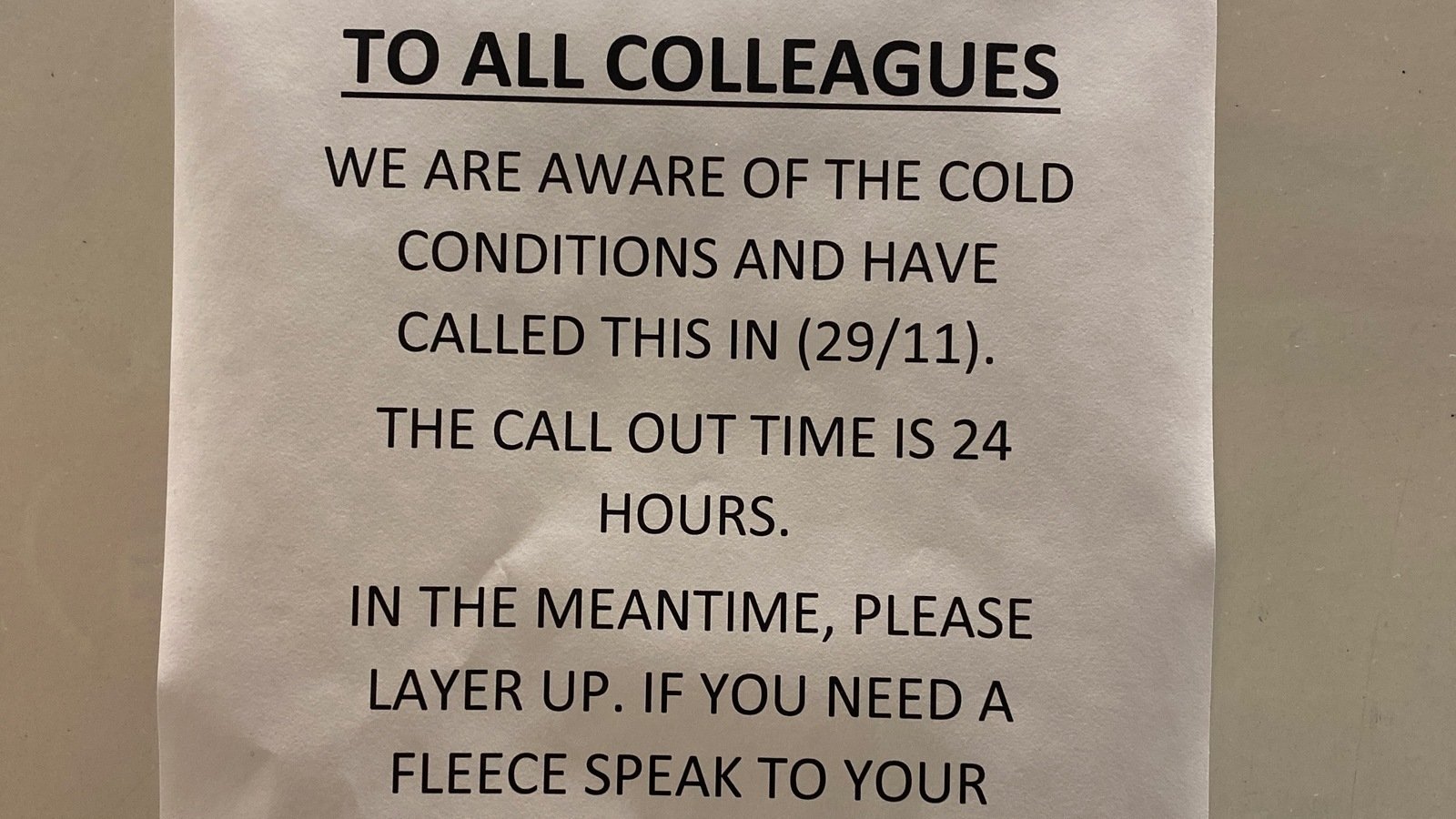 Petition · Save boots staff from freezing United Kingdom ·