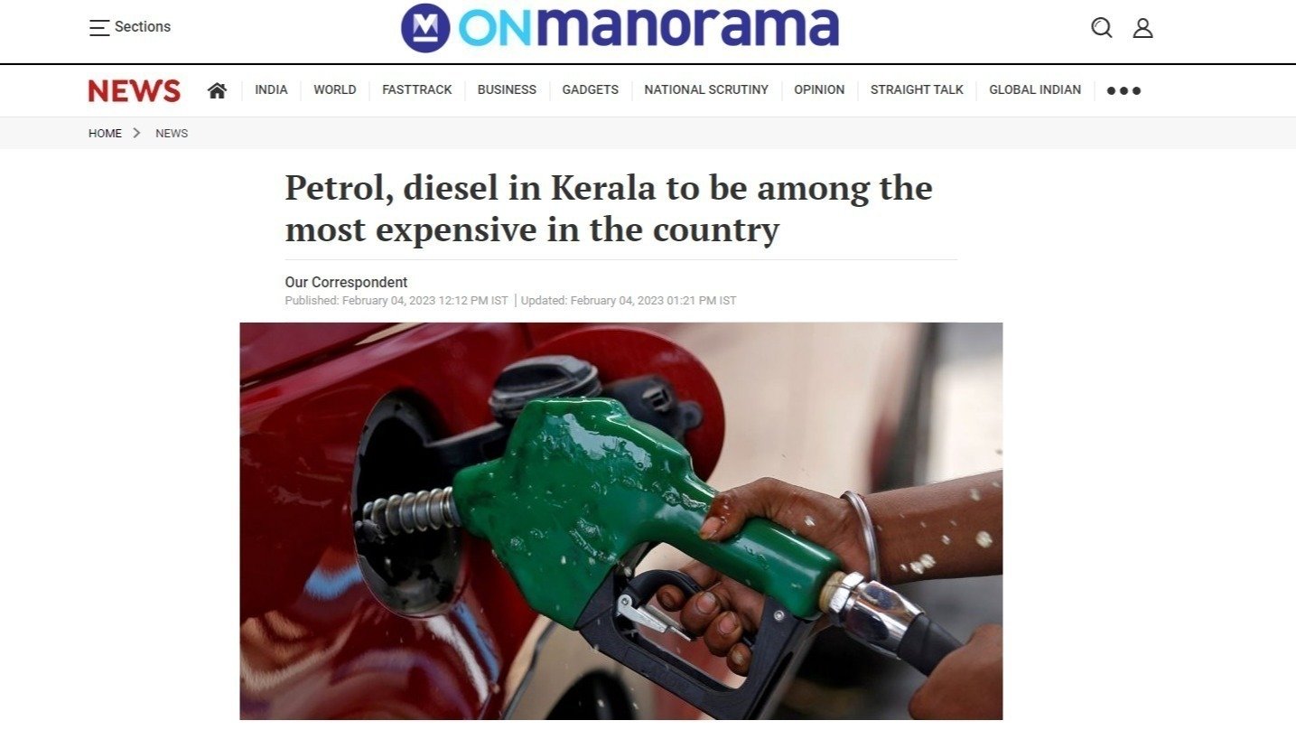 Petition · Reduce Fuel Prices In Kerala India ·