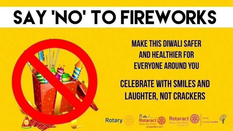 Say no to firecrackers essay image