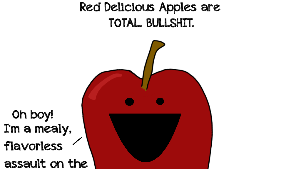 Petition · Change the name of the Red Delicious apple to Red Disgusting