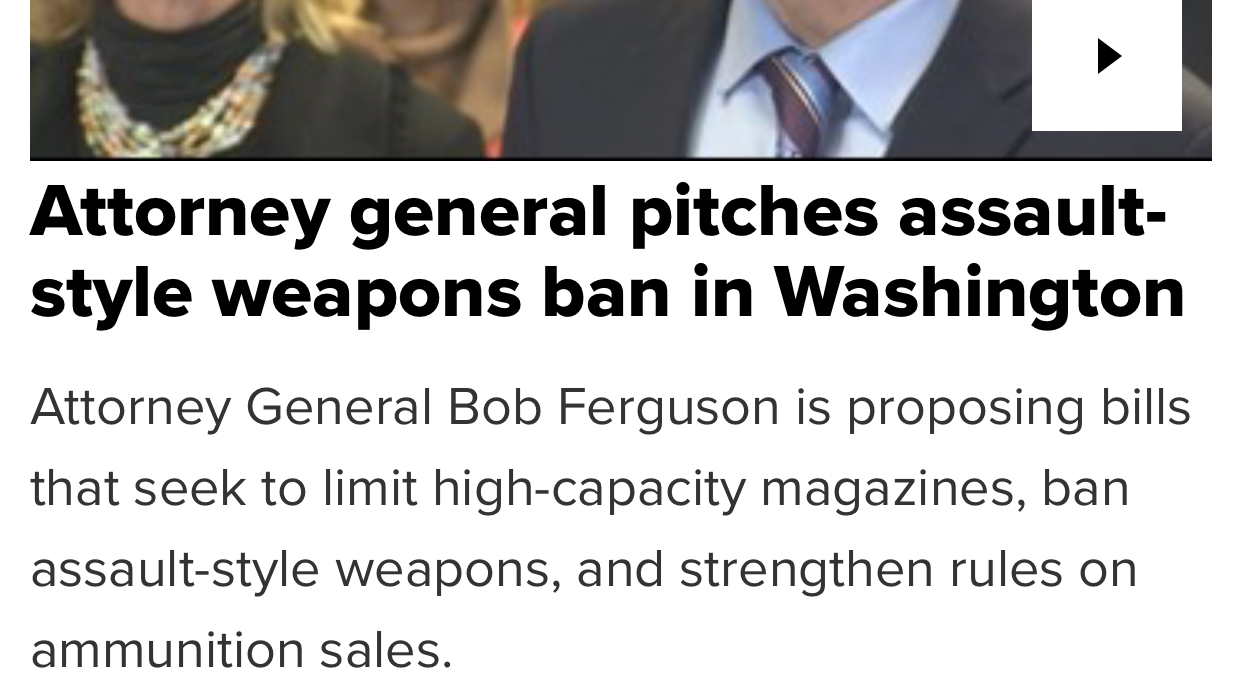 Petition · Stop the assault rifle and 10 round magazine ban proposition in Washington State