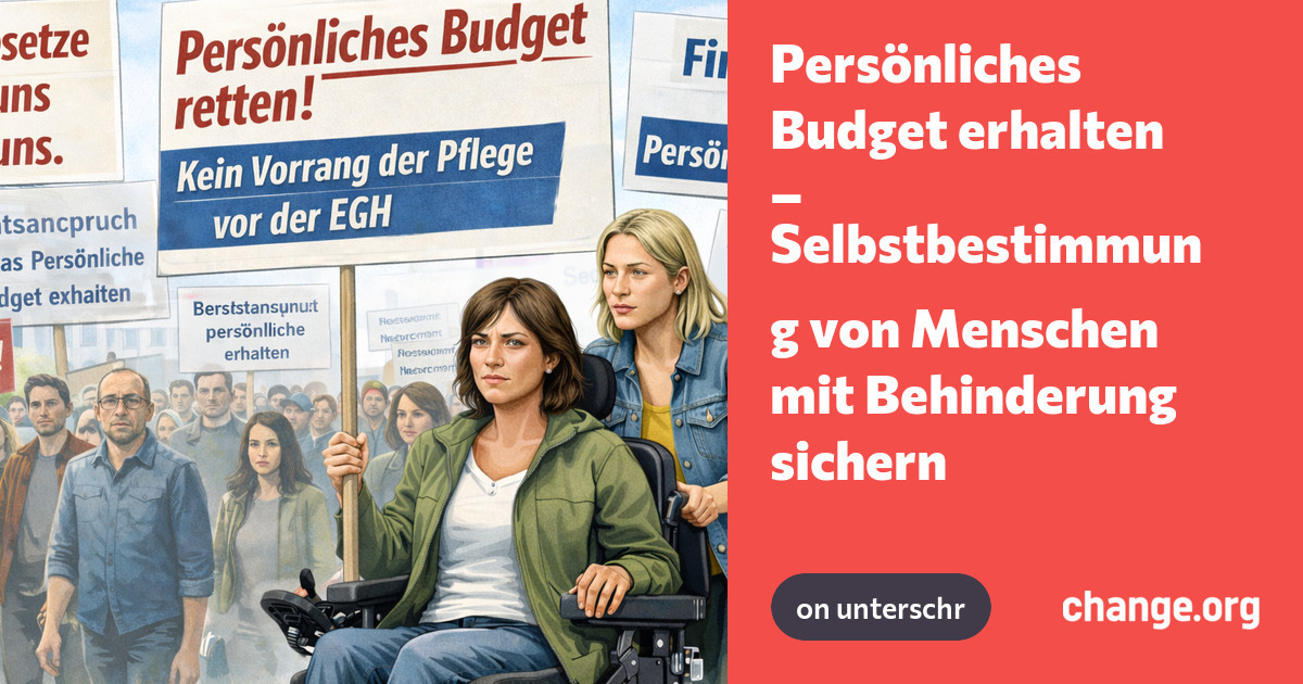 Die Petition unterschreiben