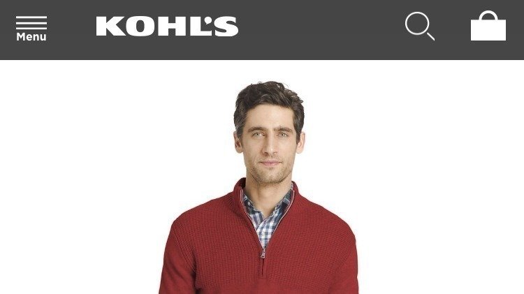 kohls quarter zip