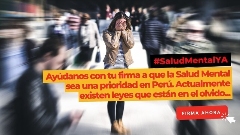¡33 millones de peruanos no tienen acceso a la atención de salud mental!