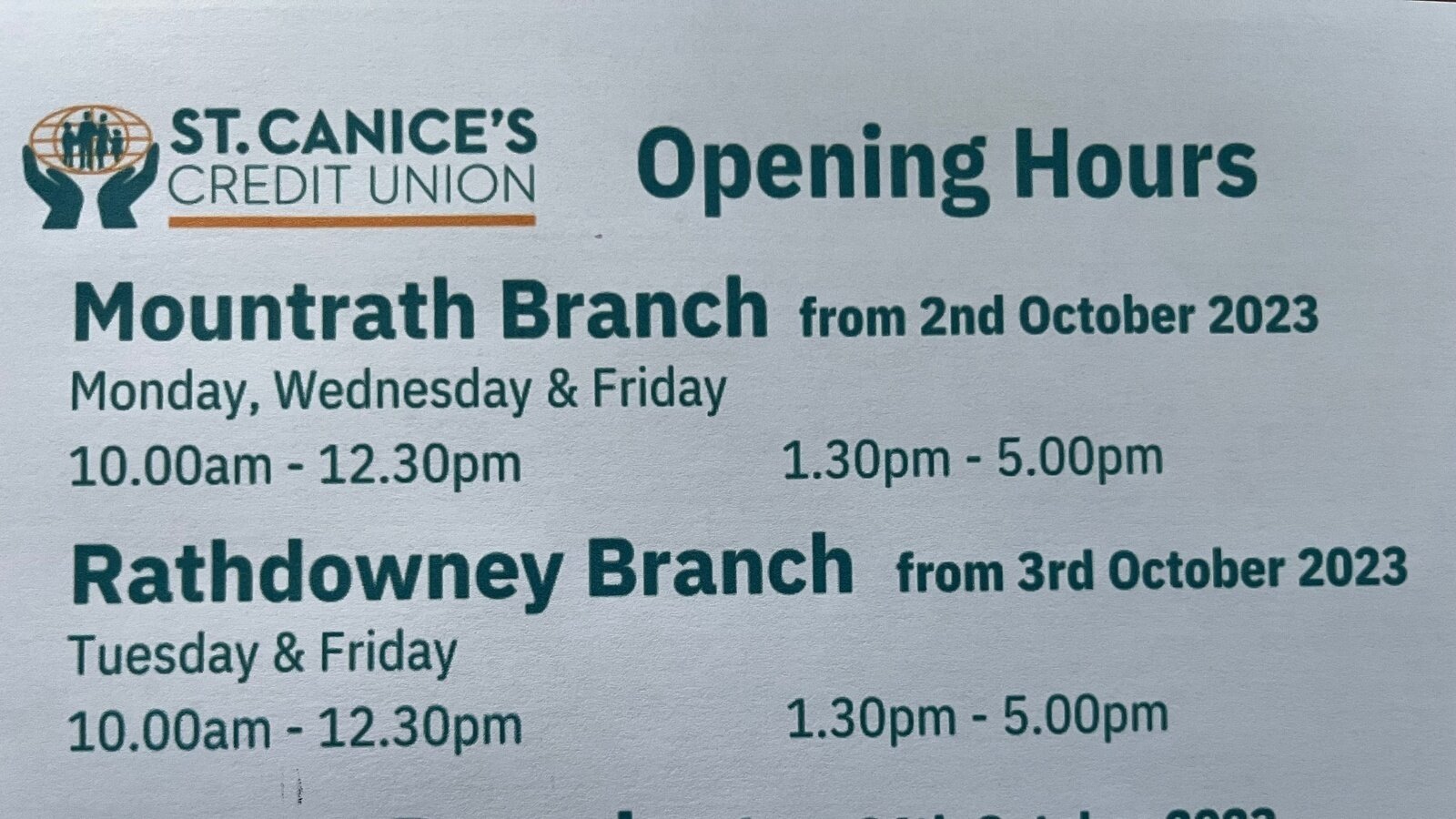 Petition · Keep the credit union open Ireland ·